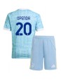 Billige Juventus Lois Openda #20 Bortedraktsett Barn 2025-26 Kortermet (+ Korte bukser)
